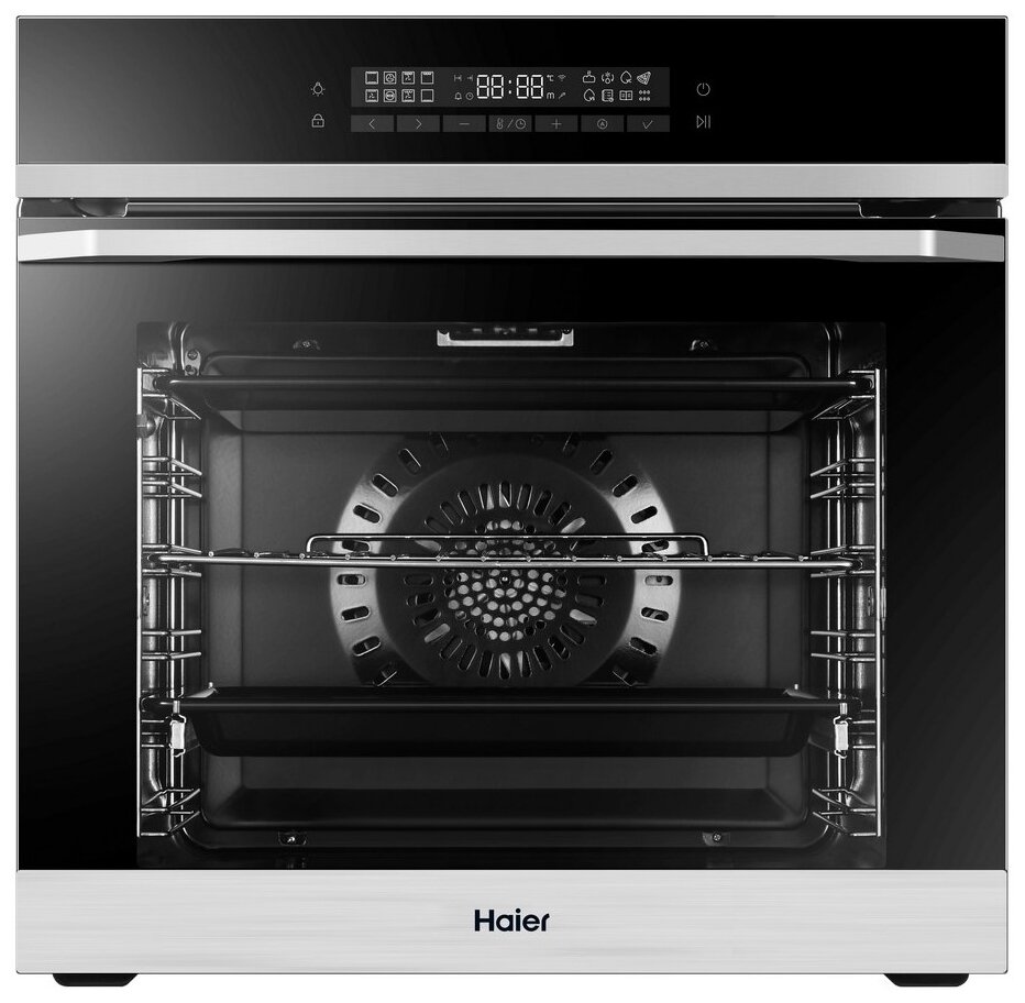 Электрический духовой шкаф Haier HOQ-P16AN5SX Black/Inox