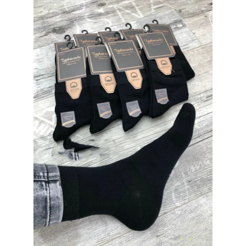 Носки Turkan, 5 пар, размер 41-47, черный носки мужские в подарок мужчине брату коллеге ароматизированные носки подарочные