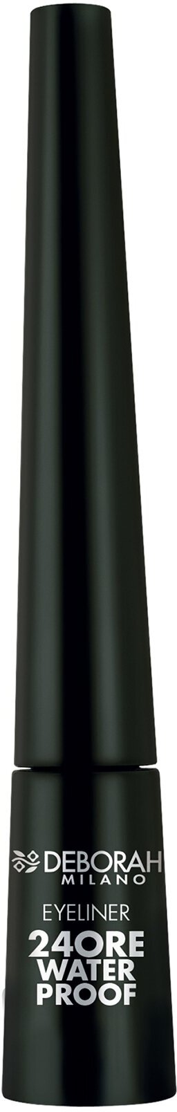 DEBORAH MILANO Подводка для век жидкая водостойкая Eyeliner 24 Ore Waterproof, 2,9 г, Черный