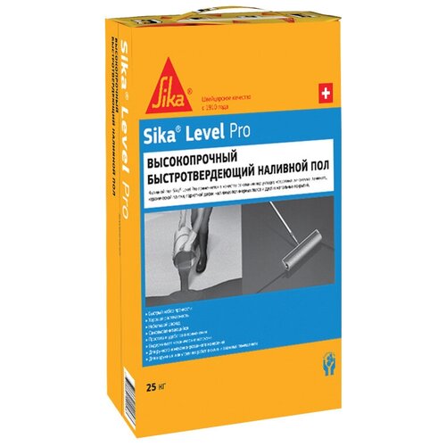 Наливной Пол Самовыравнивающийся Sika Level Pro 25кг Толщина от 5 до 30 мм / Зика Левел Про