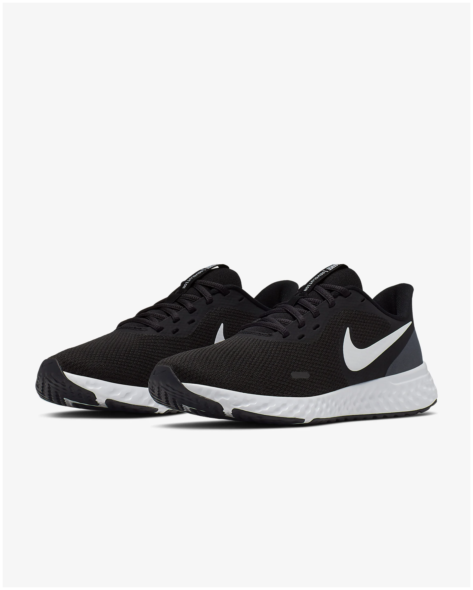 nike revolution 5 panelled running shoes