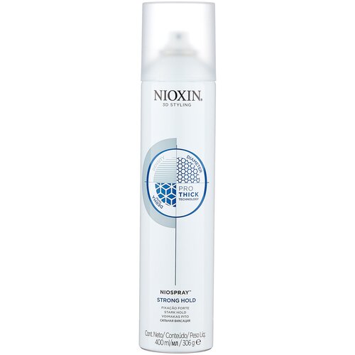 Nioxin 3D Styling Niospray Strong Hold - Ниоксин 3Д Стайлинг Лак для волос сильной фиксации, 400 мл -