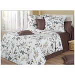 Постельное белье Balimena, дизайн Birds White 2 спальное с 2 наволочками 70x70 - изображение