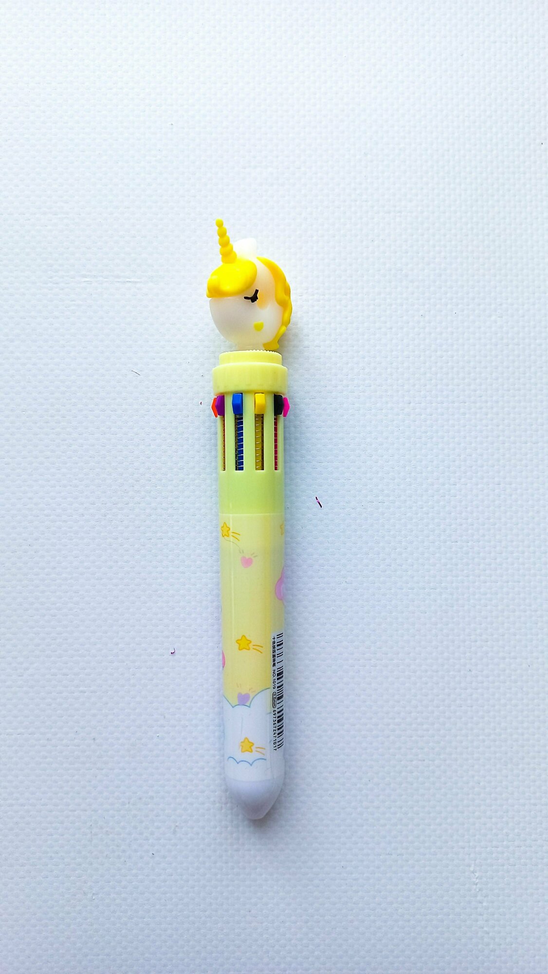 Ручка с единорогом разноцветная 10 в 1