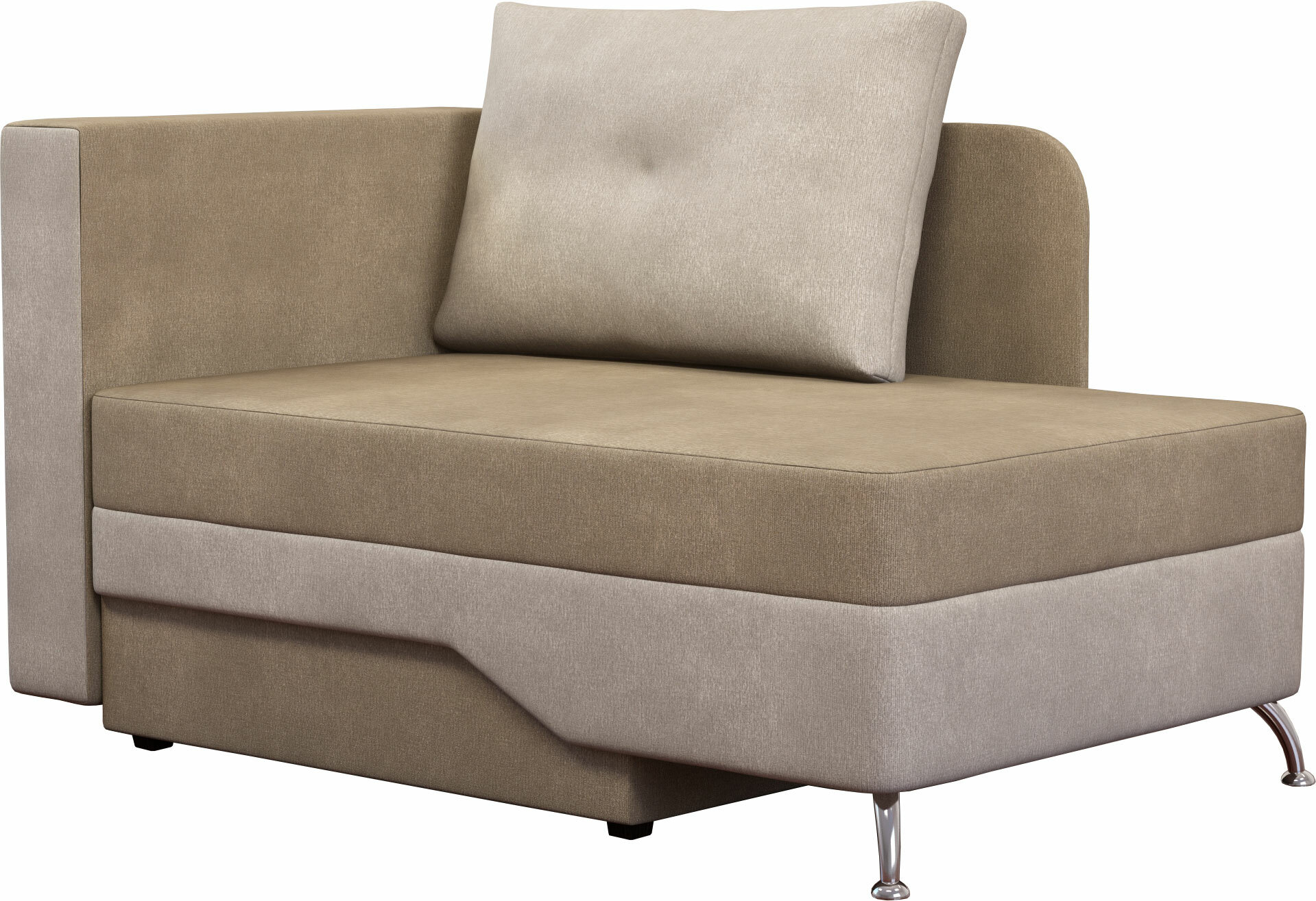 фото Диван кушетка Lebem Весна А19 (Lebem) велюр бежевый