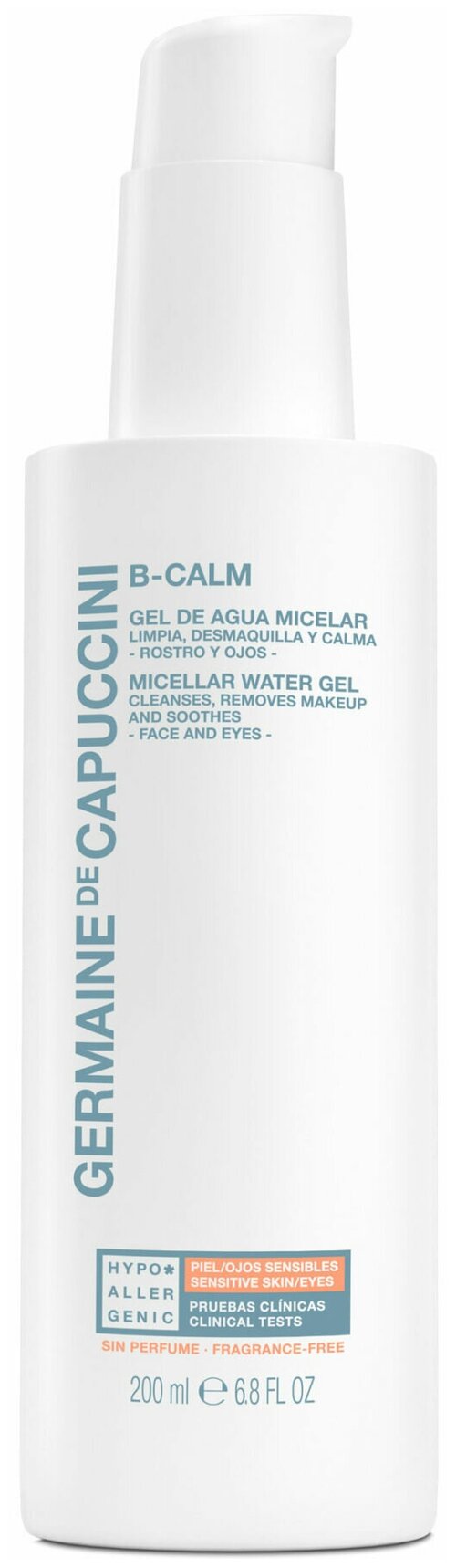 Germaine de Capuccini B-Calm Мицеллярный гель для кожи с повышенной чувствительностью, 200 мл