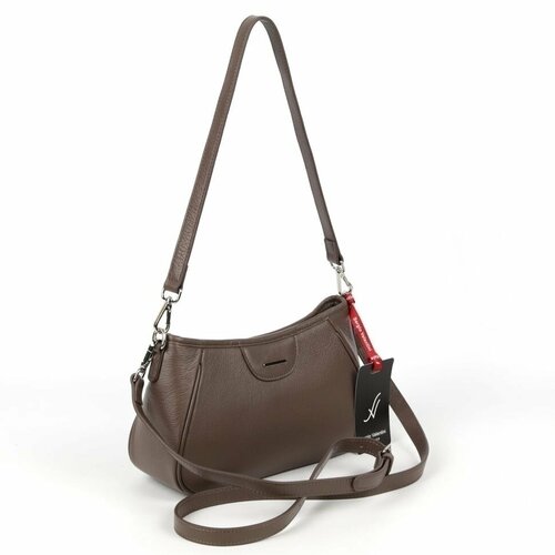 фото Сумка мессенджер sergio valentini sv-80021 хаки-4, фактура гладкая, коричневый