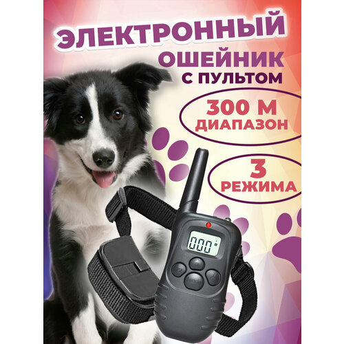 Ошейник электронный кинологический успокаивающий дрессировочный тренировочный антилай собак для дрессировки тренировки обучения приучения