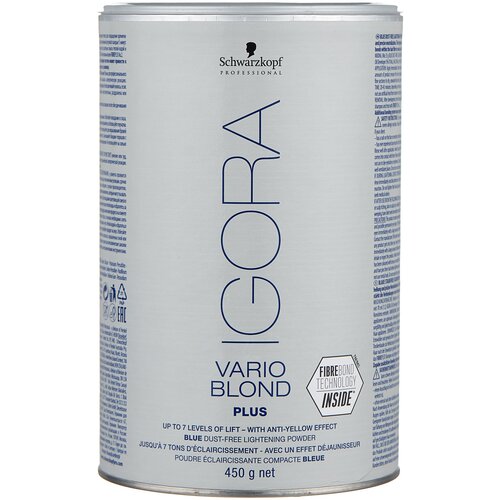 IGORA Vario Blond Plus Голубой порошок для обесцвечивания волос, 450 г