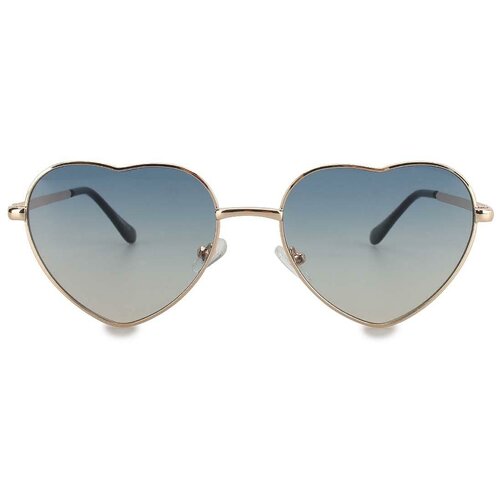 фото Женские солнцезащитные очки «сердечки» v7076 blue lekiko