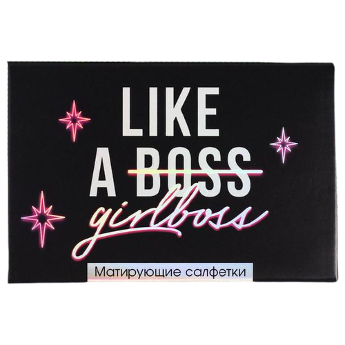 Beauty Fox матирующие салфетки для лица Like a girlboss, 10 г, 50 шт. уход за лицом beauty fox матирующие салфетки для лица like a girlboss