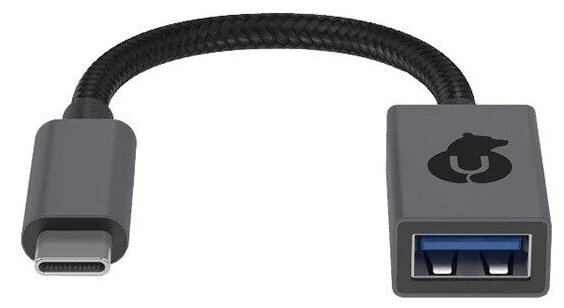 Адаптер для ноутбука uBear USB-C hub Link для устройств с разъемом USB-А/USB-C серый, HB02SG01-AC