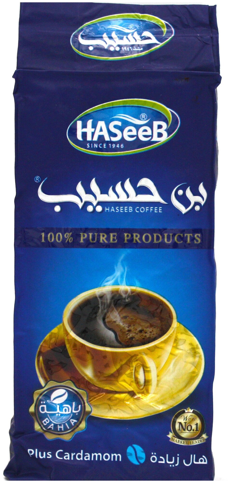Кофе молотый Haseeb Plus Cardamon, 200 г, вакуумная упаковка - фотография № 1