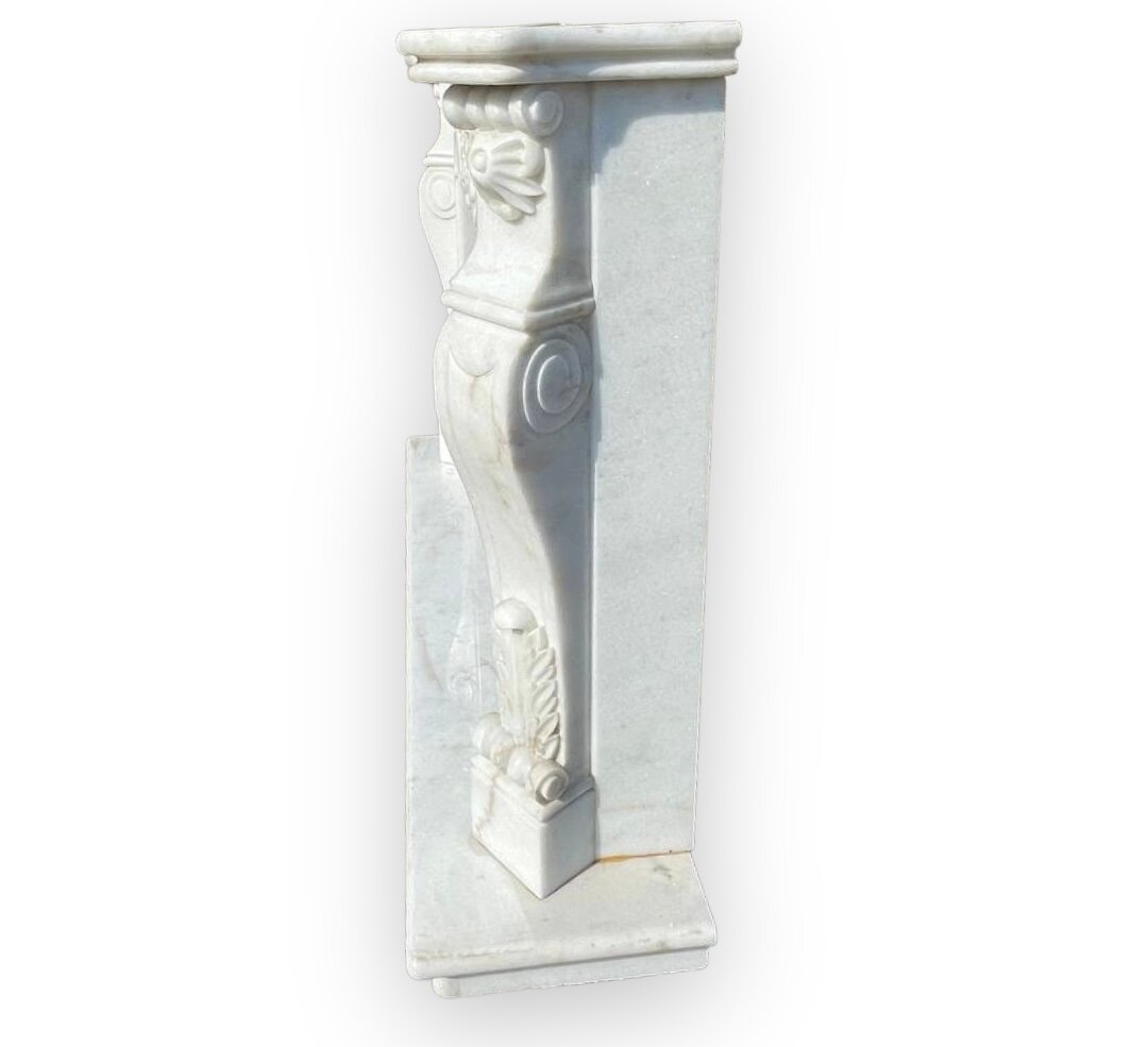 Мраморный портал/ Мраморный портал для камина/ Мраморный камин Continental Versalles White - фотография № 4
