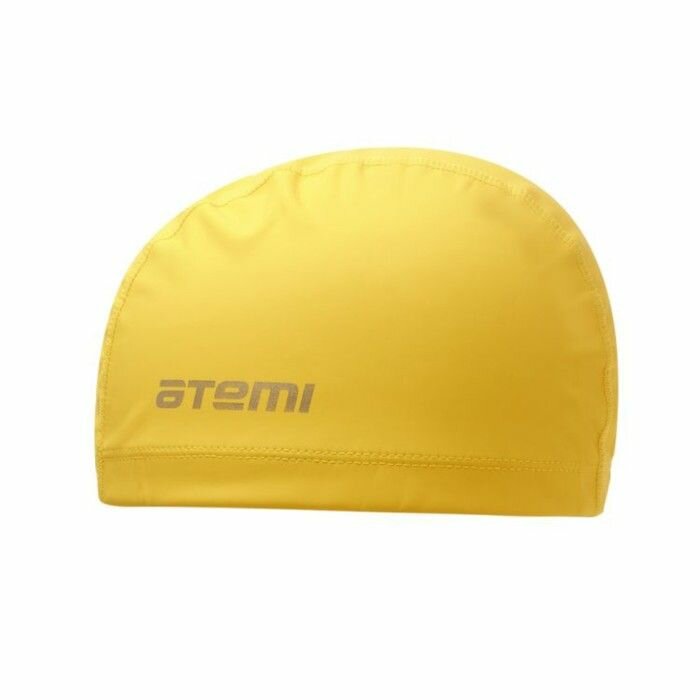 Шапочка для плавания Atemi PU 14 ткань с покрытием желтый (PU14) - фото №9
