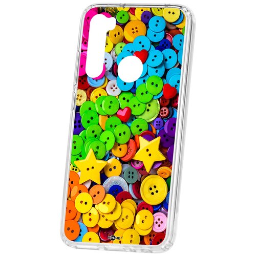фото Чехол на xiaomi redmi note 8 kruche print пуговки кruче