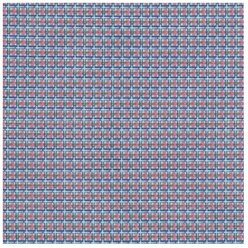 Ткань для пэчворка PEPPY бабушкин сундучок 50 x 55 см 140 г/кв.м ± 5 100% хлопок БС-33 клетка яр.синий/розовый