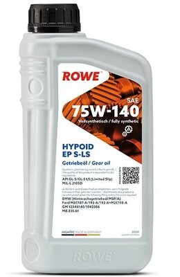 Масло трансмиссионное ROWE Hightec Hypoid EP S-LS, 75W-140, 1 л