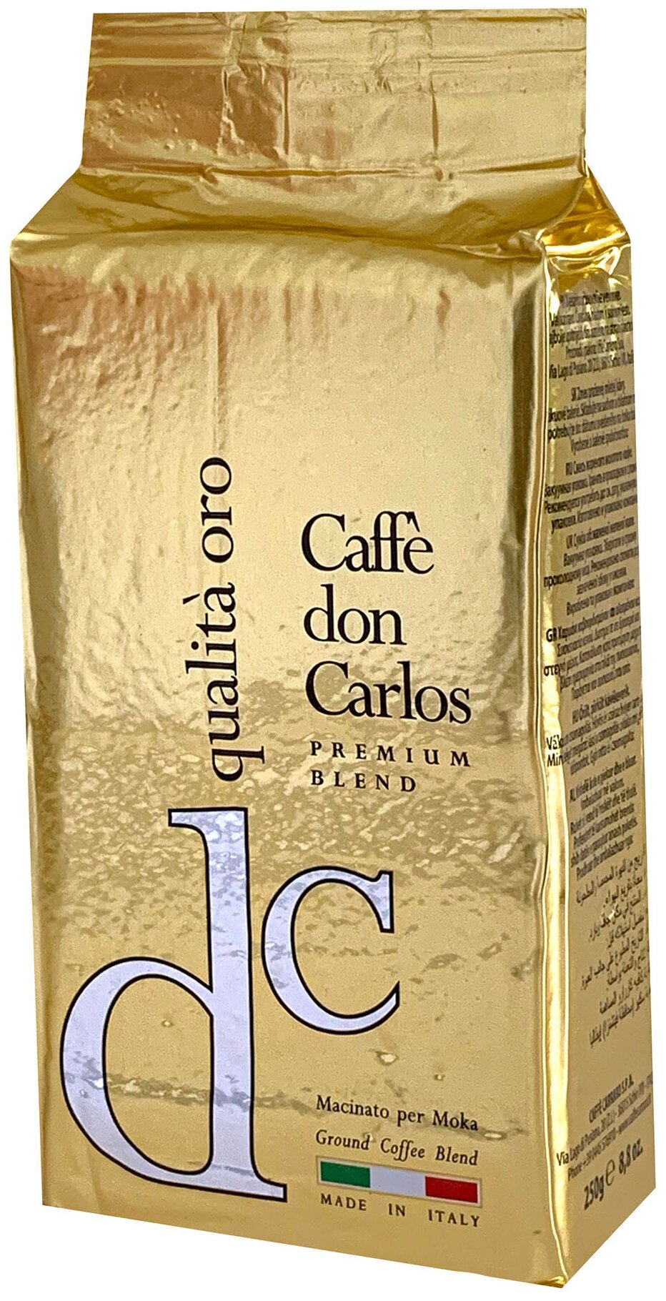 Кофе молотый Carraro Don Carlos Qualita Oro