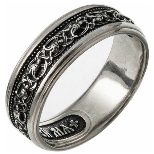 фото Top crystal кольцо с орнаментом и молитвой 11042014, размер 20.5