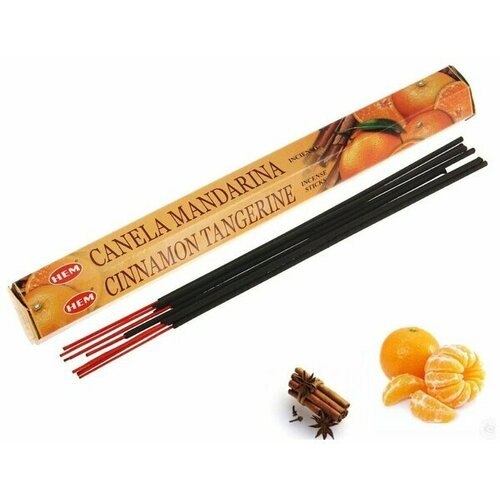 Hem Incense Sticks CINNAMON TANGERINE (Благовония корица мандарин, Хем), уп. 20 палочек.