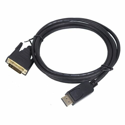 Кабель Display Port DisplayPort (m) - DVI (m), GOLD , 2м, черный