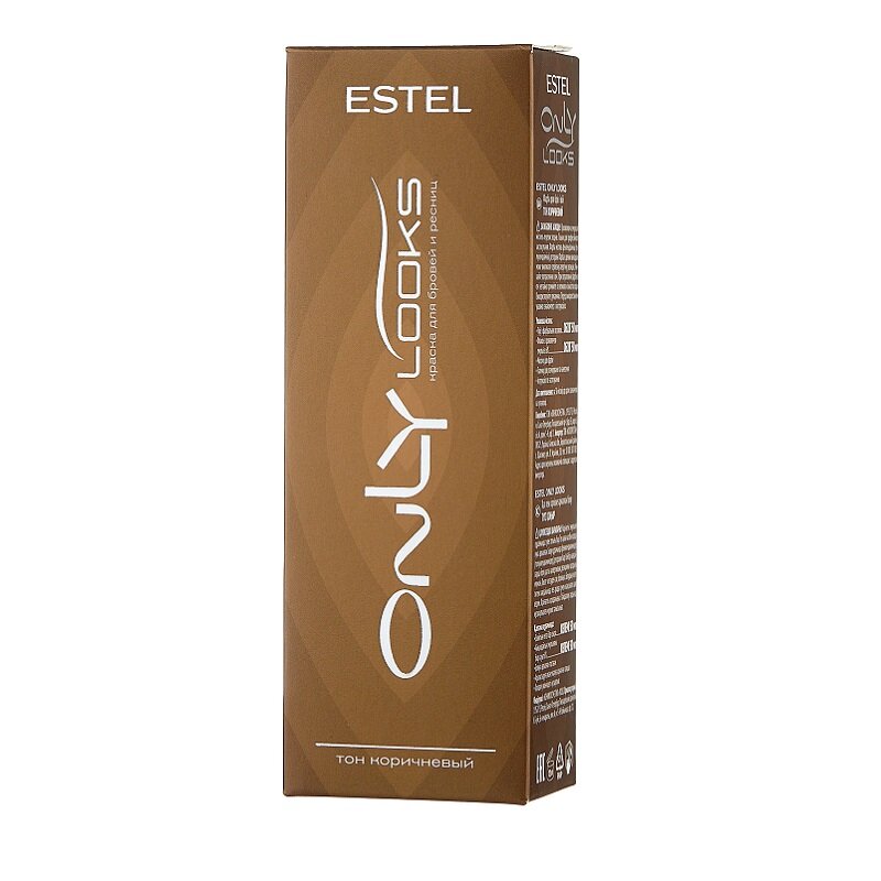 Estel Краска для бровей и ресниц Estel Only looks тон №602, коричневый