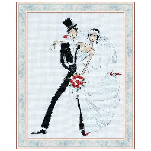фото Набор для вышивания риолис арт.1179 свадебное танго 20х26 см