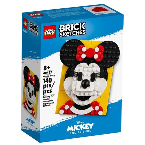 LEGO Brick Sketches 40457 Минни Маус, 140 дет. конструктор lego brick sketches 40428 джокер 170 дет