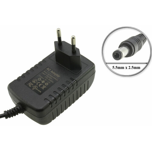 Адаптер питания 9V, 2A, 18W, 5.5mm x 2.5mm (AC090200W55), для торгового (POS-терминал), сетевого оборудования (D-Link, TP-Link) и др. устройств touch