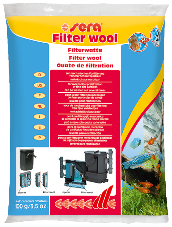 Синтепон Sera FILTER WOOL 100г