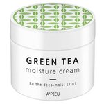 Крем для лица `A`PIEU` увлажняющий Зеленый чай 110 мл - изображение