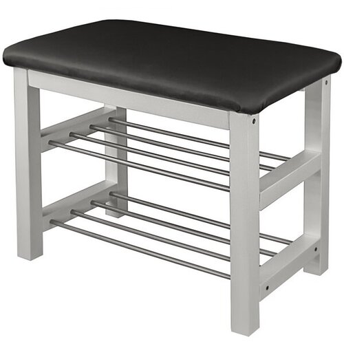 Обувница PASSO BASTILLA серая экокожа белые ножки 8600₽