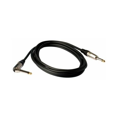Rockcable RCL30253 D6 Инструментальный кабель, джек-джек(угловые) 3 метра.