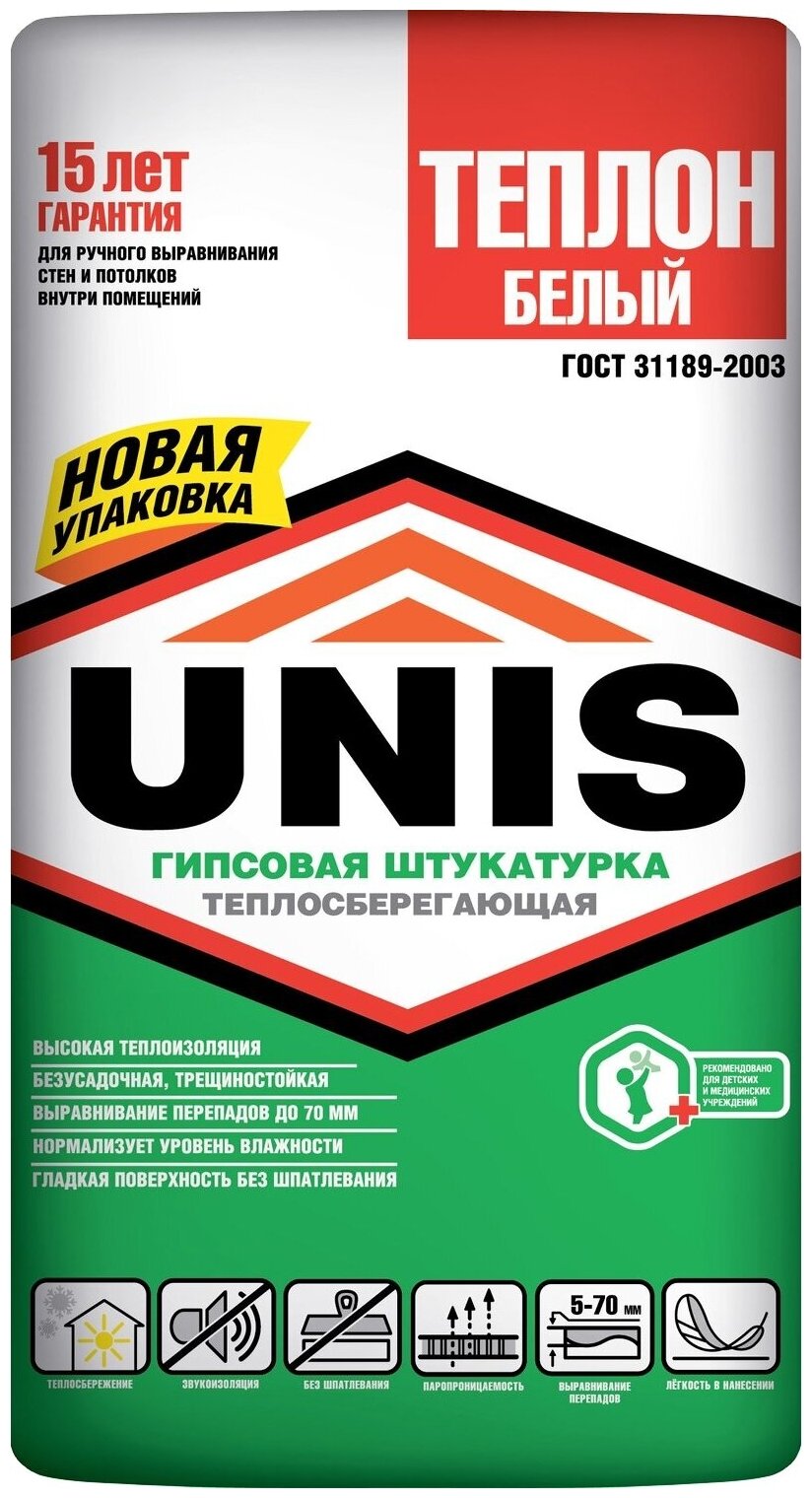 фото Штукатурка Unis Теплон