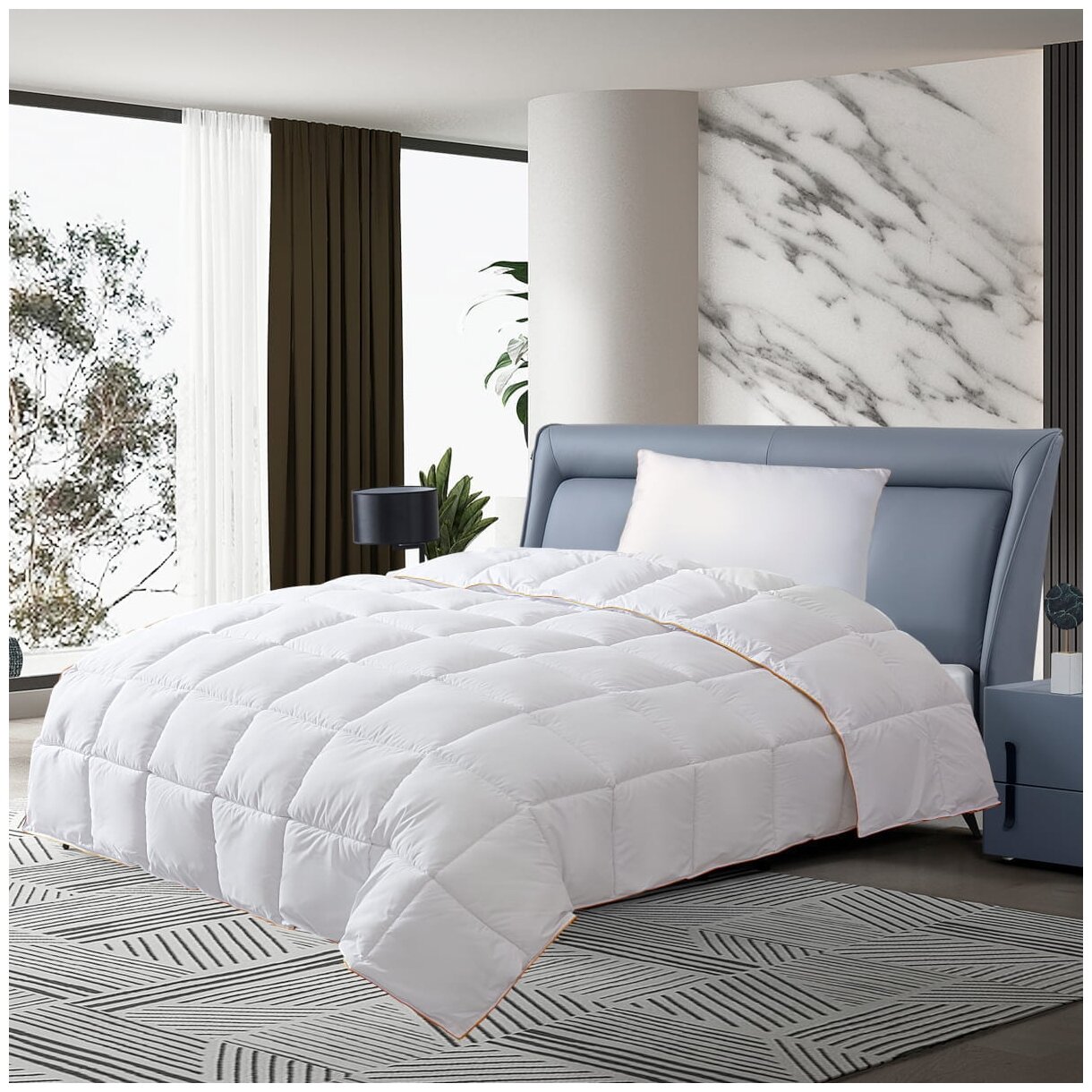 Одеяло Arya 155x215 Ecosoft Comfort Белый - фотография № 3