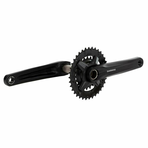 Шатуны велосипеда Shimano FC-MT210-B2, FOR REAR 9-SPEED, 2-PCS FC, 170MM, 36-22T W/O CG, W/O BB PARTS, CHAIN LINK