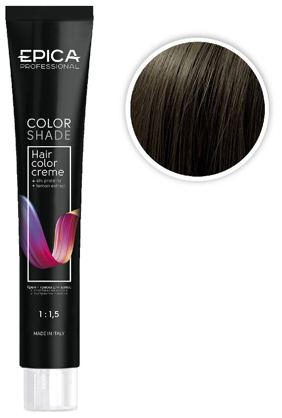    Epica Professional COLORSHADE Hair Color Creme, 7.11