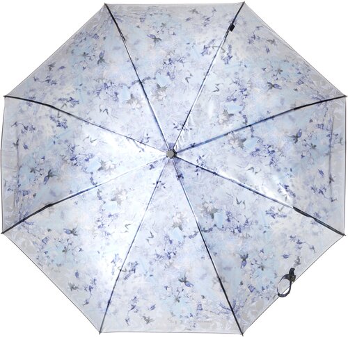 Зонт ELEGANZZA, автомат, купол 104 см, для женщин, голубой