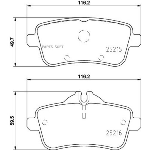 Колодки Тормозные Дисковые HELLA PAGID арт. 8DB355019-741