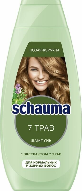 Шампунь для волос Schauma 7 Трав 360 мл