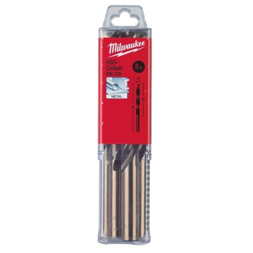 Сверло по металлу Milwaukee DIN338 4932352393 7 x 109 мм сверло по металлу по бетону hss tools 1060 1069 6 9 x 109 мм