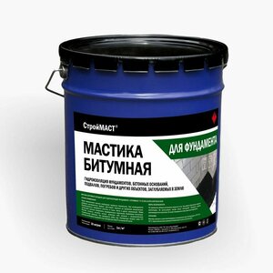 Мастика битумная строймаст для Фундамента 18л