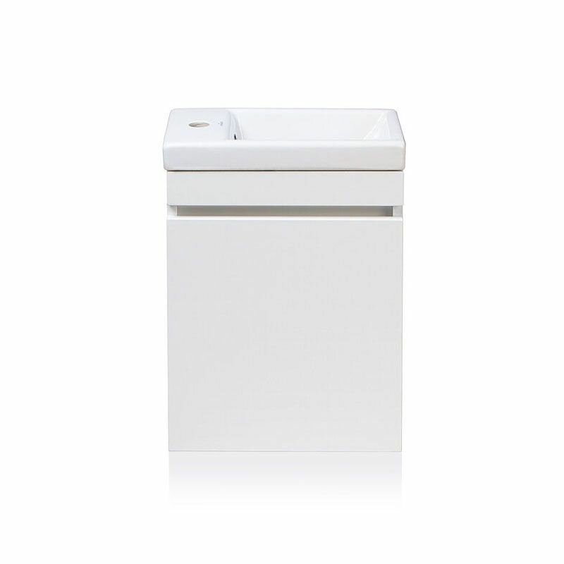 фото Тумба подвесная Style Line "Compact" + Умывальник сомо 40 Люкс белый