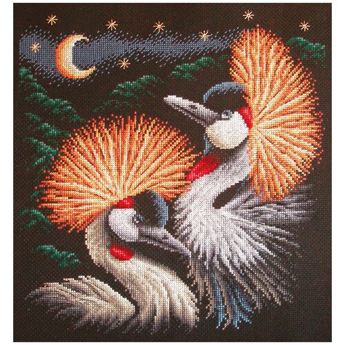 PANNA Набор для вышивания Лунная серенада (PT-0817), разноцветный, 1 шт., 28.5 х 27 см