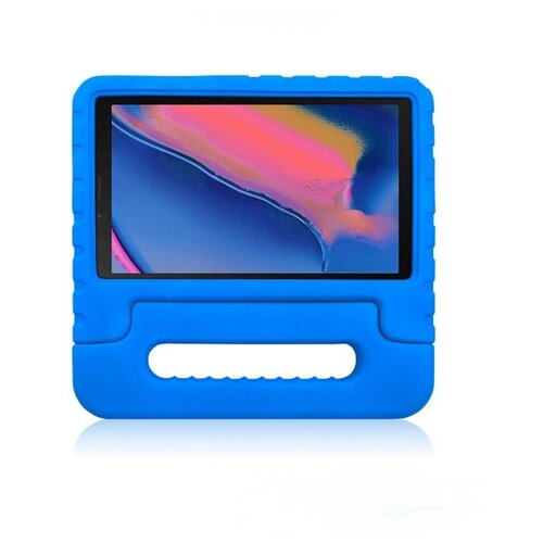 Противоударный ударопрочный силиконовый детский чехол-бампер-пенал MyPads для Samsung Galaxy Tab A 8.0 (2019) SM-T290 / T295 голубой