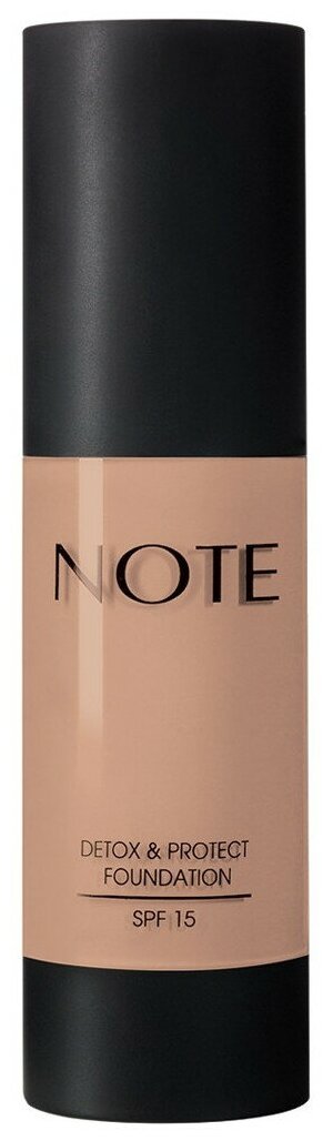 Note Тональный крем Detox & Protect Foundation, SPF 15, 35 мл/30 г, оттенок: 116 golden beige