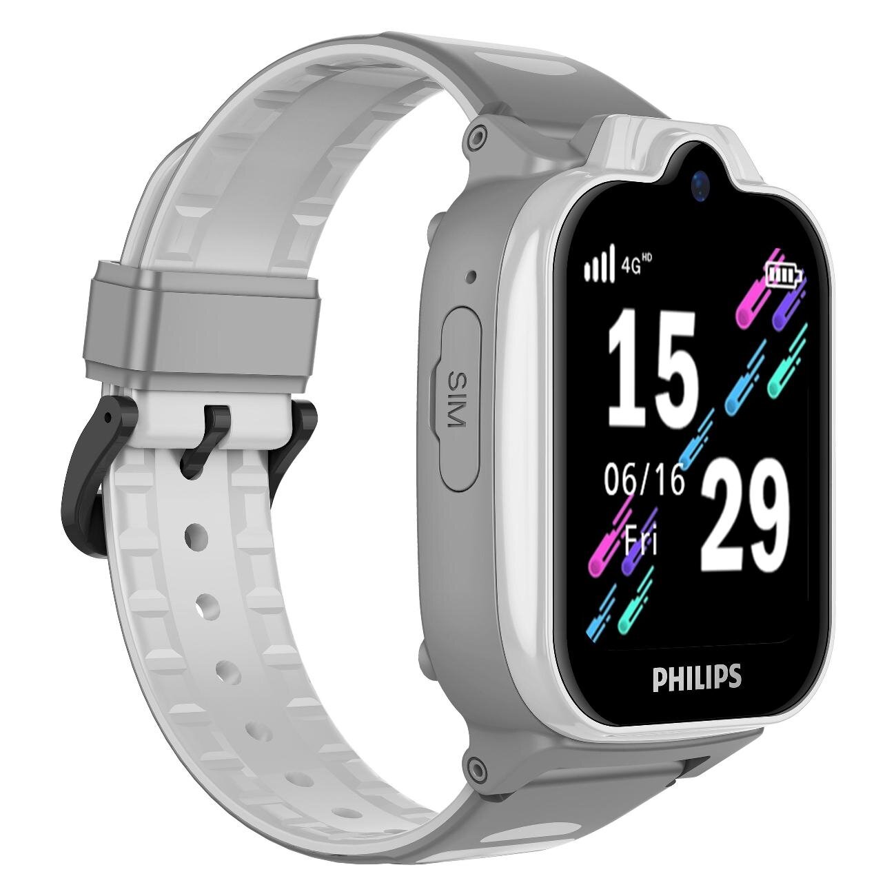 Часы с GPS трекером Philips W6610 Gray