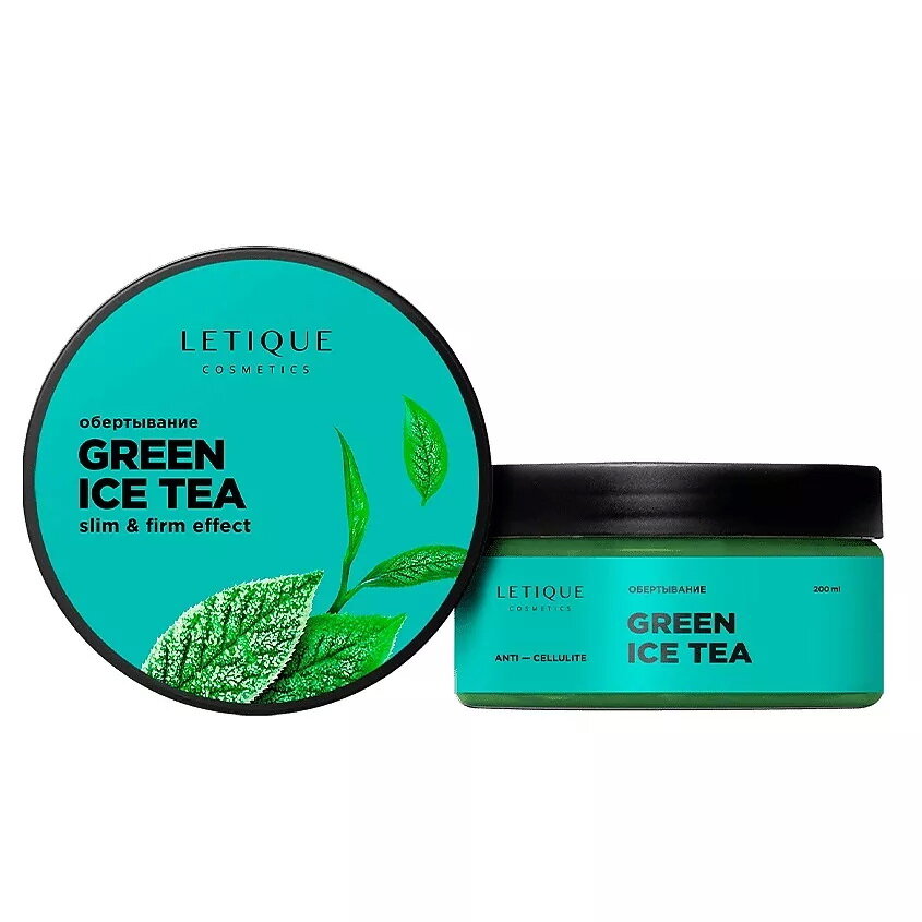 Letique Cosmetics Обертывание холодное для тела "GREEN ICE TEA", 200 мл