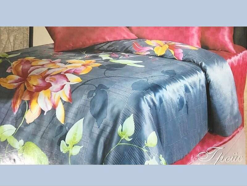 фото GOLDTEX hometextile/ Пододеяльник Шёлк 1,5 сп (145*215см) 1321-Грейс Панно